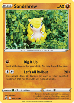 Sandshrew Fusion Strike card