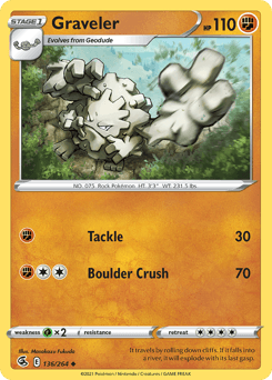 Graveler Fusion Strike card