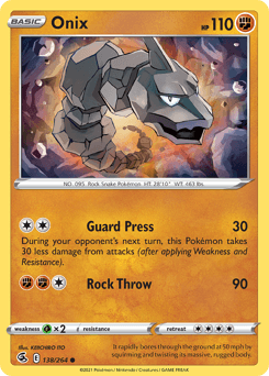 Onix Fusion Strike card