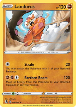 Landorus Fusion Strike card