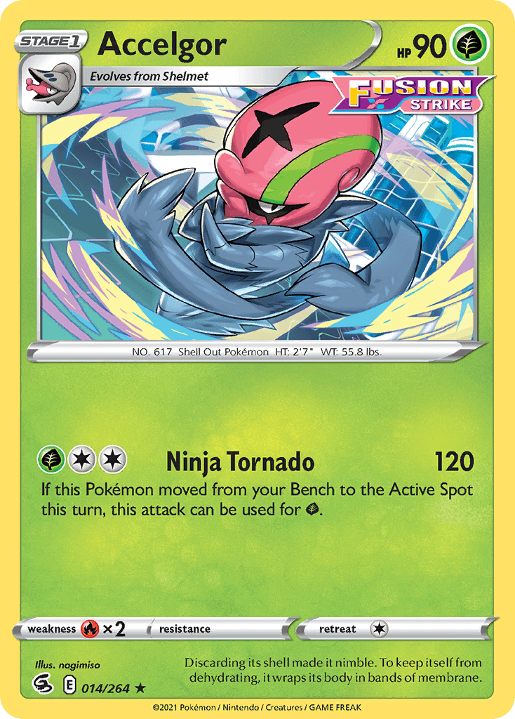 Accelgor Fusion Strike card