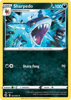 Sharpedo Fusion Strike card