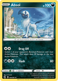 Absol Fusion Strike card