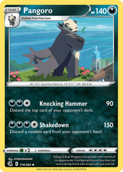Pangoro Fusion Strike card