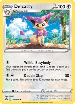Delcatty Fusion Strike card