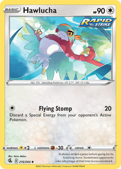 Hawlucha Fusion Strike card