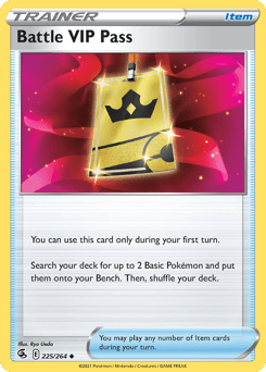 Battle VIP Pass Fusion Strike card