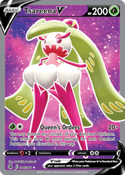 Tsareena V Fusion Strike card