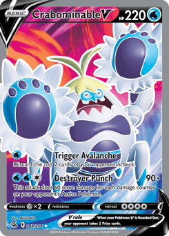 Crabominable V Fusion Strike card