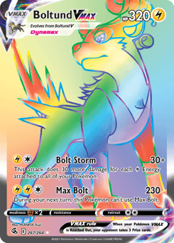 Boltund VMAX Fusion Strike card