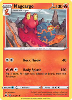 Magcargo Fusion Strike card