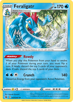 Feraligatr Fusion Strike card