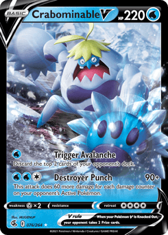 Crabominable V Fusion Strike card