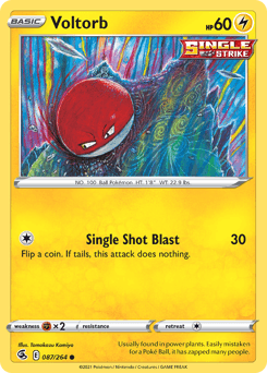 Voltorb Fusion Strike card