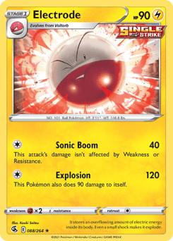 Electrode Fusion Strike card