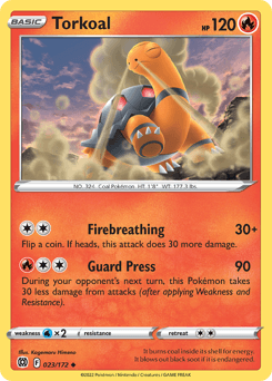 Torkoal Brilliant Stars card