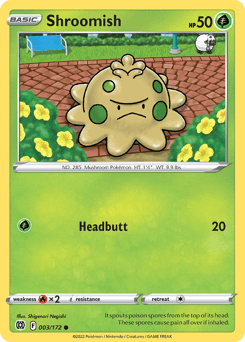 Shroomish Brilliant Stars card