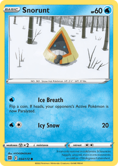 Snorunt Brilliant Stars card