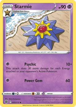 Starmie Brilliant Stars card