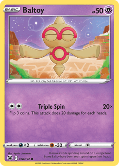 Baltoy Brilliant Stars card