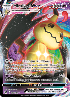 Mimikyu VMAX Brilliant Stars card