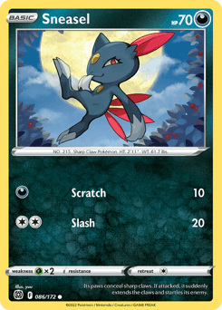 Sneasel Brilliant Stars card