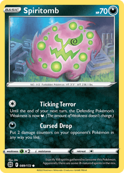 Spiritomb Brilliant Stars card