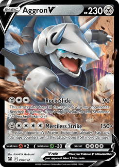 Aggron V Brilliant Stars card