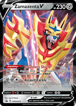 Zamazenta V SWSH Black Star Promos card