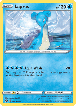 Lapras SWSH Black Star Promos card