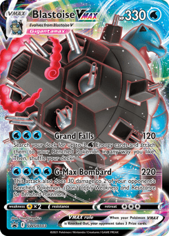 Blastoise VMAX SWSH Black Star Promos card