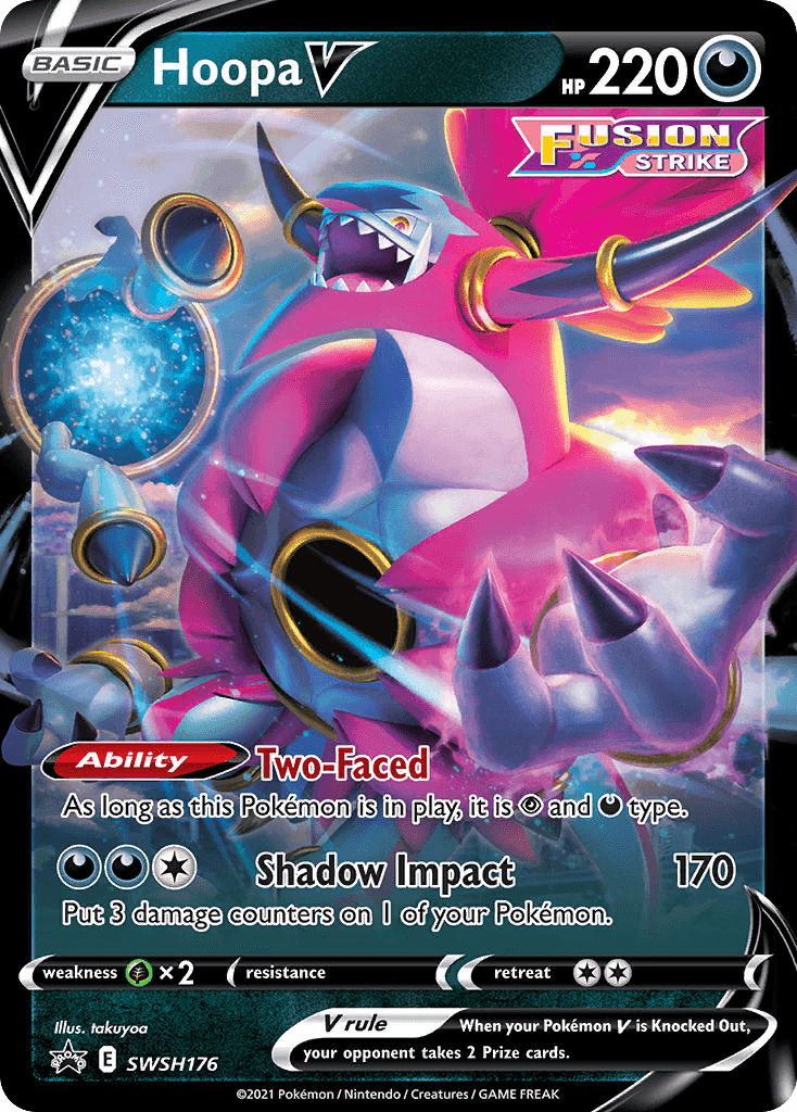 Hoopa V SWSH Black Star Promos card