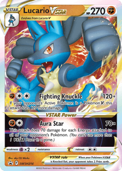Lucario VSTAR SWSH Black Star Promos card