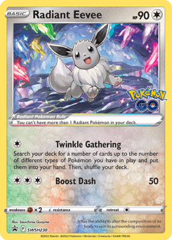 Radiant Eevee SWSH Black Star Promos card