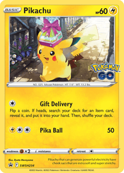 Pikachu SWSH Black Star Promos card