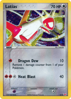 Latias EX Trainer Kit Latias card