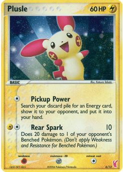 Plusle EX Trainer Kit 2 Plusle card