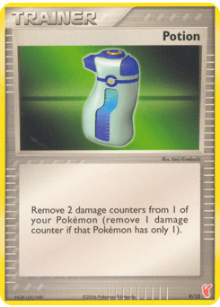 Potion EX Trainer Kit 2 Plusle card