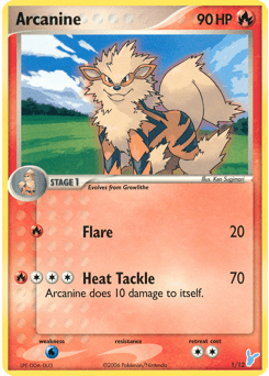 Arcanine EX Trainer Kit 2 Minun card