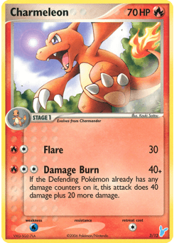 Charmeleon EX Trainer Kit 2 Minun card