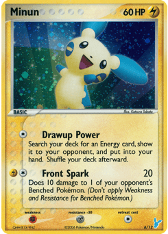 Minun EX Trainer Kit 2 Minun card