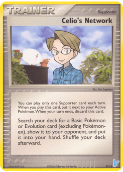 Celio's Network EX Trainer Kit 2 Minun card