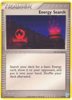 Energy Search EX Trainer Kit 2 Minun card