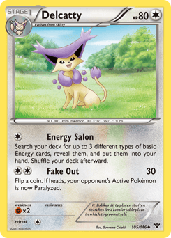 Delcatty XY card