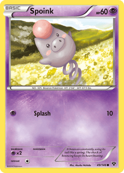 Spoink XY card