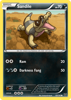 Sandile XY card