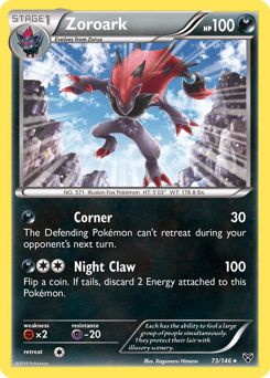 Zoroark XY card