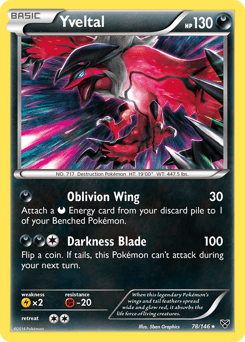 Yveltal XY card