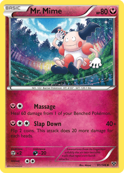 Mr. Mime XY card