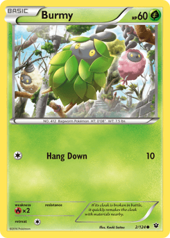 Burmy Fates Collide card
